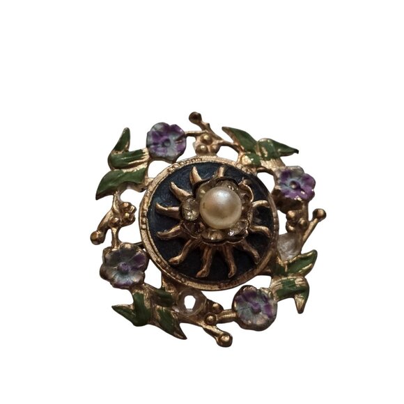 Vintage Tiny Lisner Enamel Pin (A9035) - Picture 1 of 5